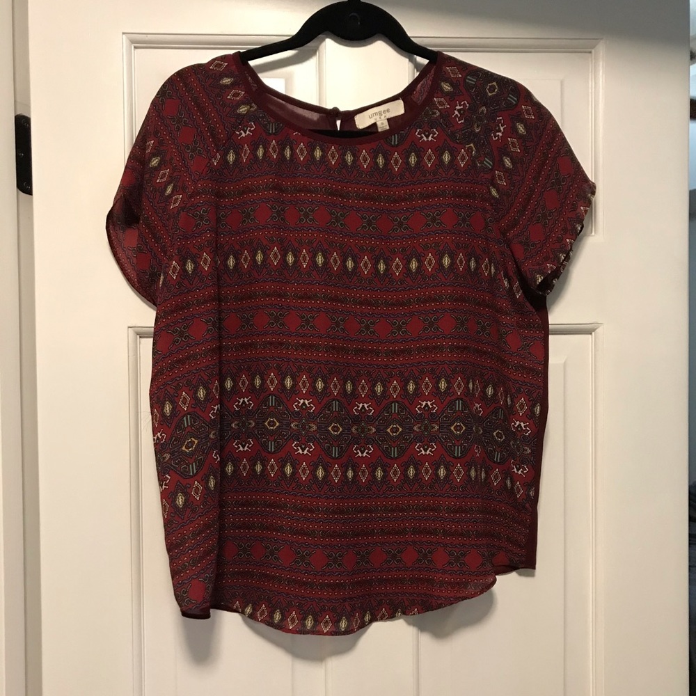 Sheer Colorful Shirt